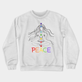 Chakra Balancing Peace Crewneck Sweatshirt